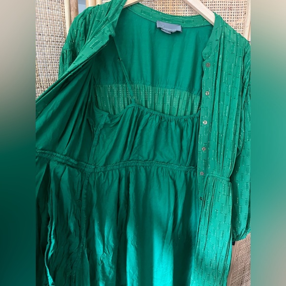 anthropologie allene shimmer maxi dress - Picture 7 of 10